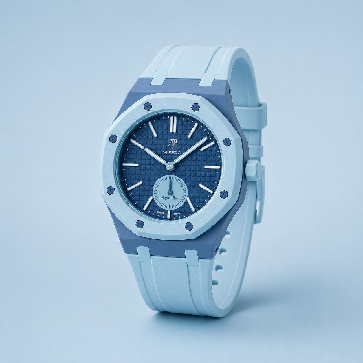 Bracelet Royal Pop Baby Blue - Lan Ba (Savonnette) | Atelier Léman