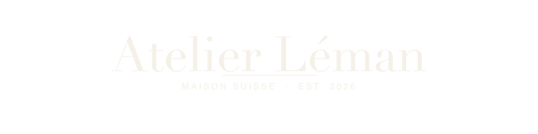 Atelier Léman white logo