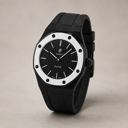 Bracelet Royal Pop Jet Black - Ocho Negro (Lépine) | Atelier Léman